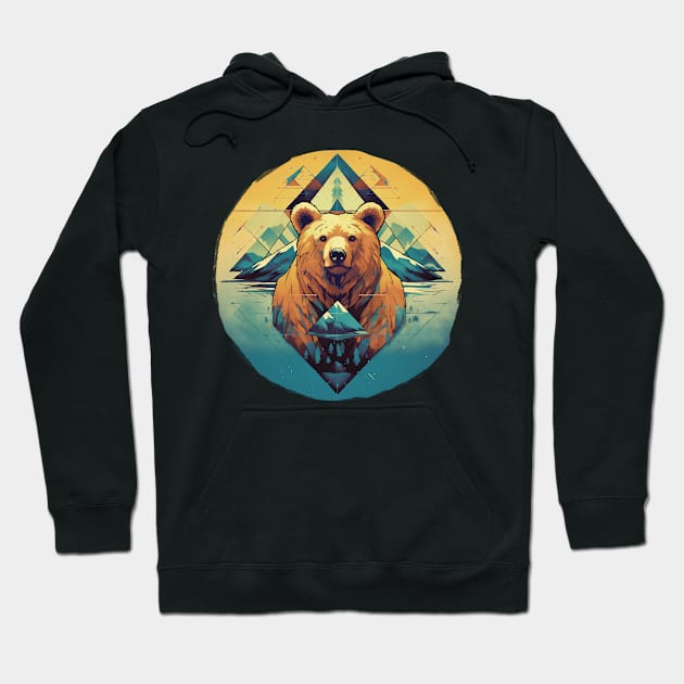 Mystic bear Hoodie by GreenMary Design